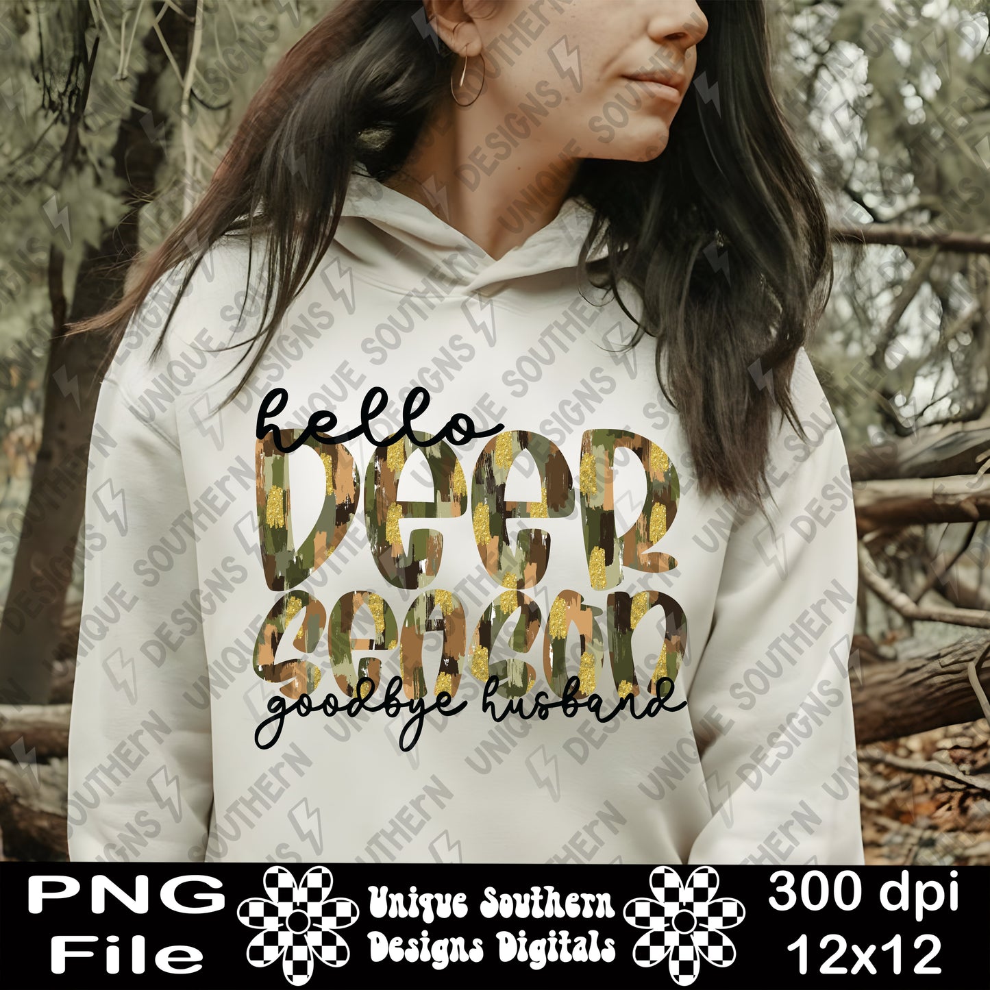Hello Hunting Season PNG | Digital Download