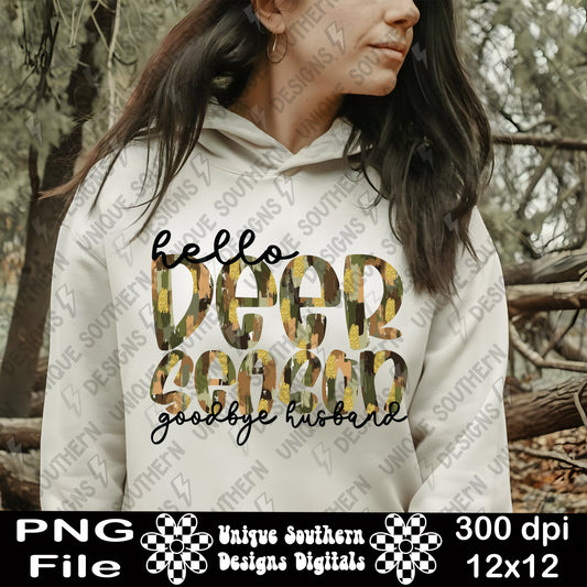 Hello Hunting Season PNG | Digital Download