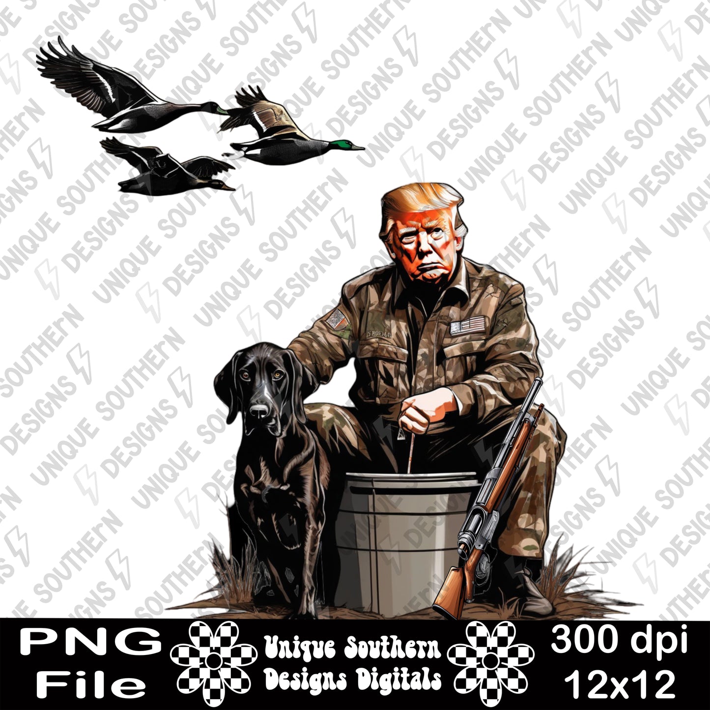 Duck Hunting PNG | MAGA | Digital Downloand