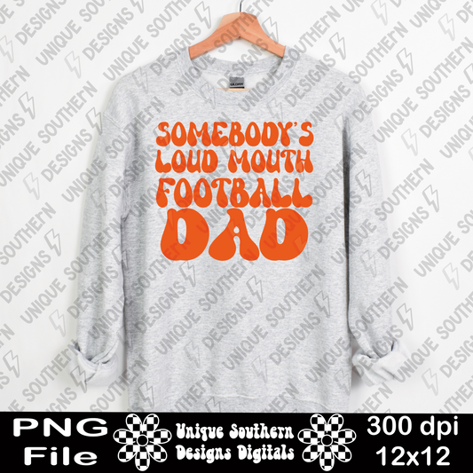 Football Dad | PNG |Digital Download