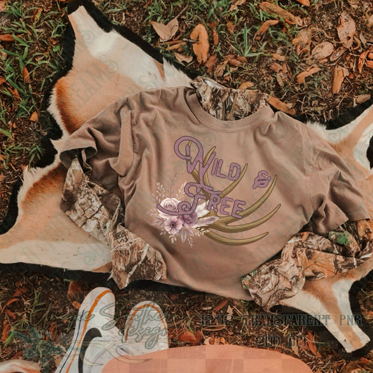 Wild and Free PNG | DIGITAL DOWNLOAD