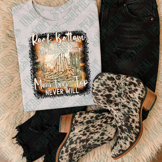 Rock Bottom Will Teach You