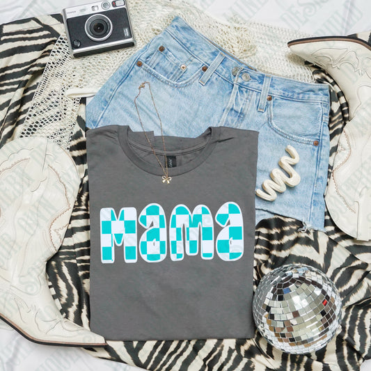 Blue Checkered Mama