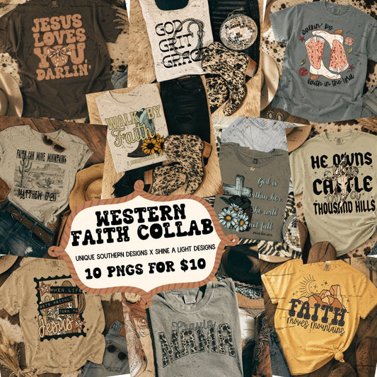 Western Faith Collab with Shine A Light Designs