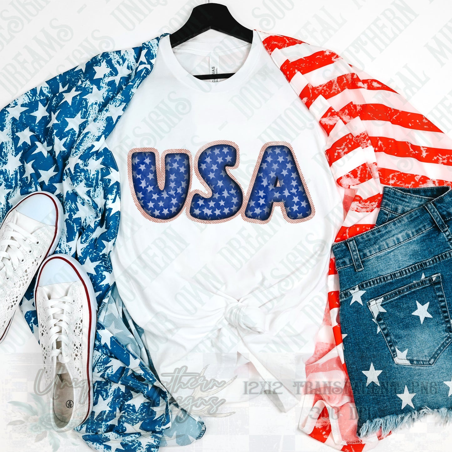 USA 4th of July PNG | DIGITAL DOWNLOAD