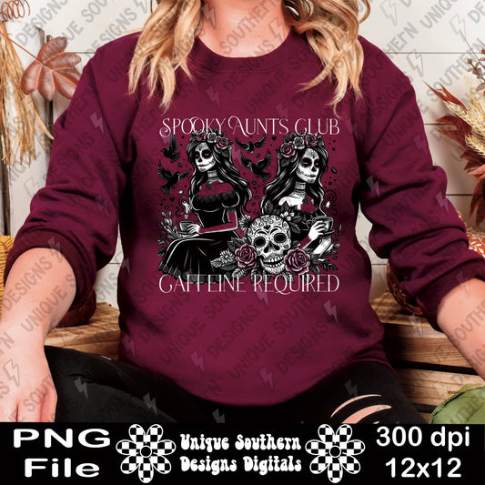Spooky Aunts Club | PNG | Digital Download