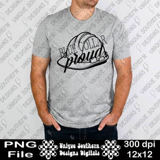 Blue Collar Proud| Digital Download | PNG