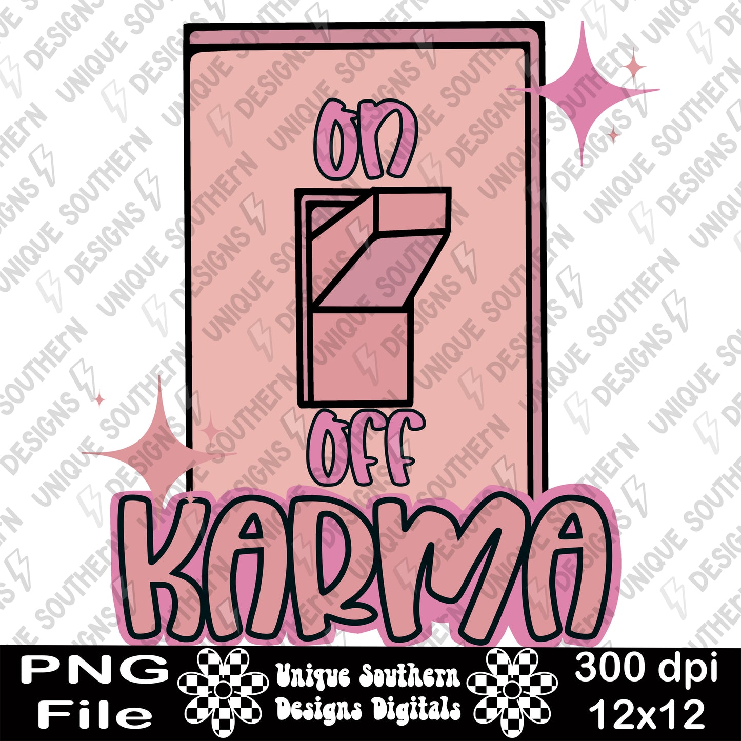 Karma On/Off PNG