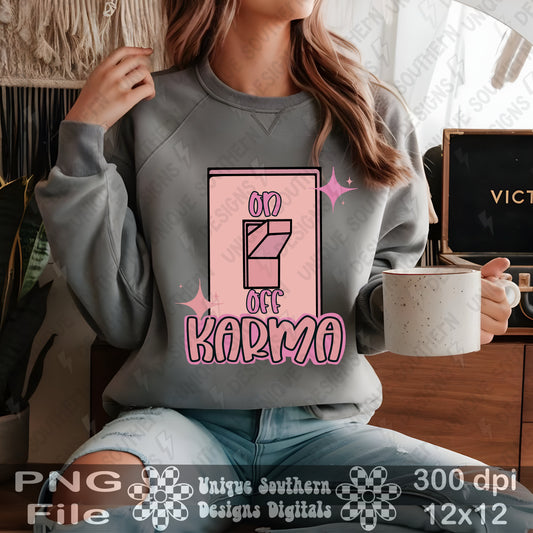Karma On/Off PNG