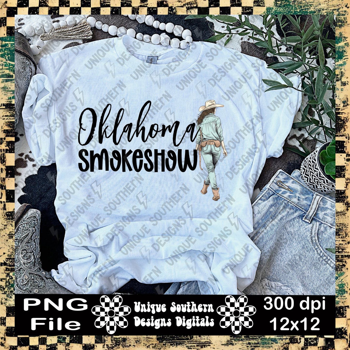 Oklahoma Smokeshow | Blue | PNG | DIGITAL DOWNLOAD