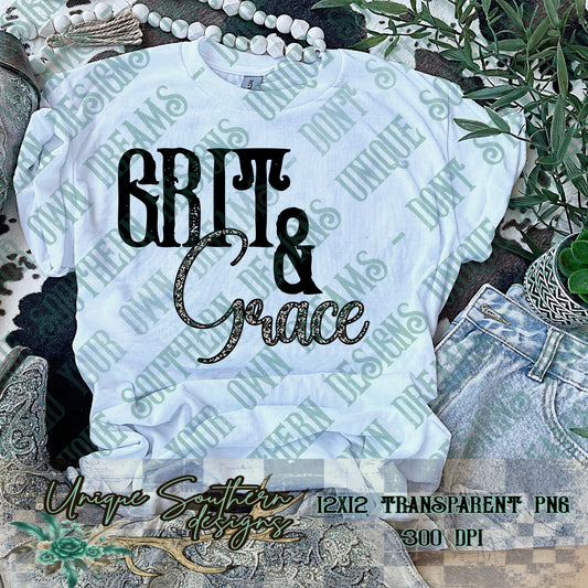 Grit & Grace PNG | DIGITAL DOWNLOAD