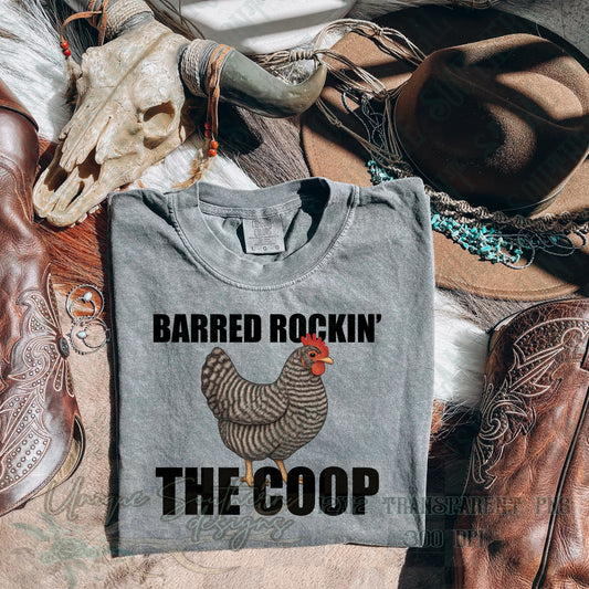 Barred Rockin’ PNG | DIGITAL DOWNLOAD