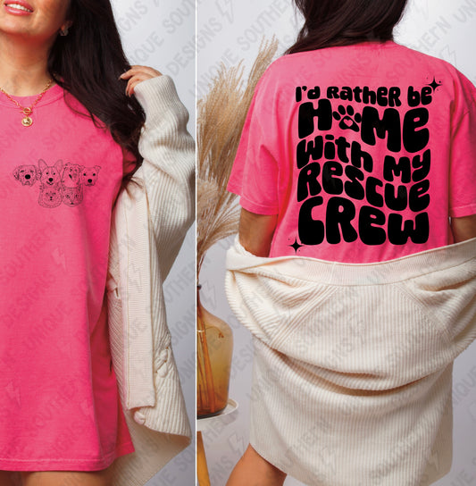 I’d rather be home with my… pet breed tee