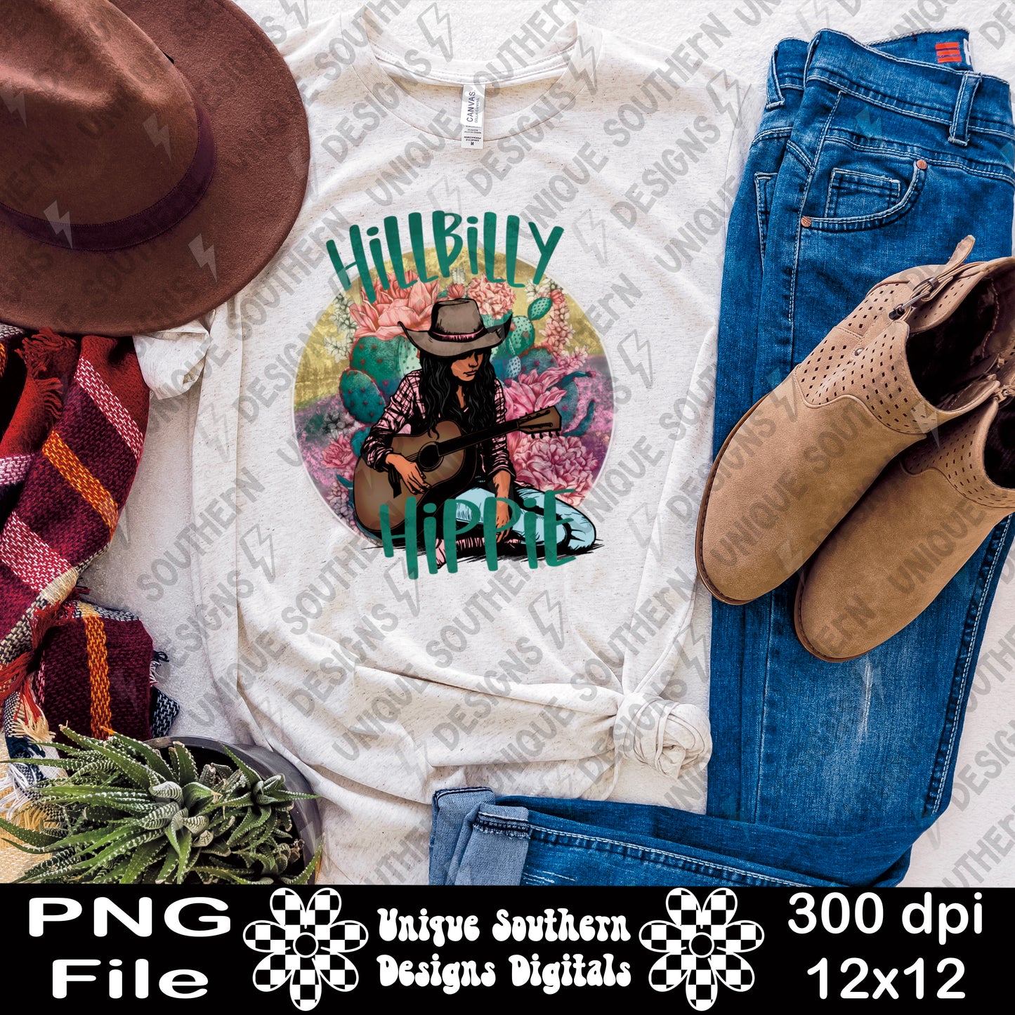 Hillbilly Hippie | Digital Design