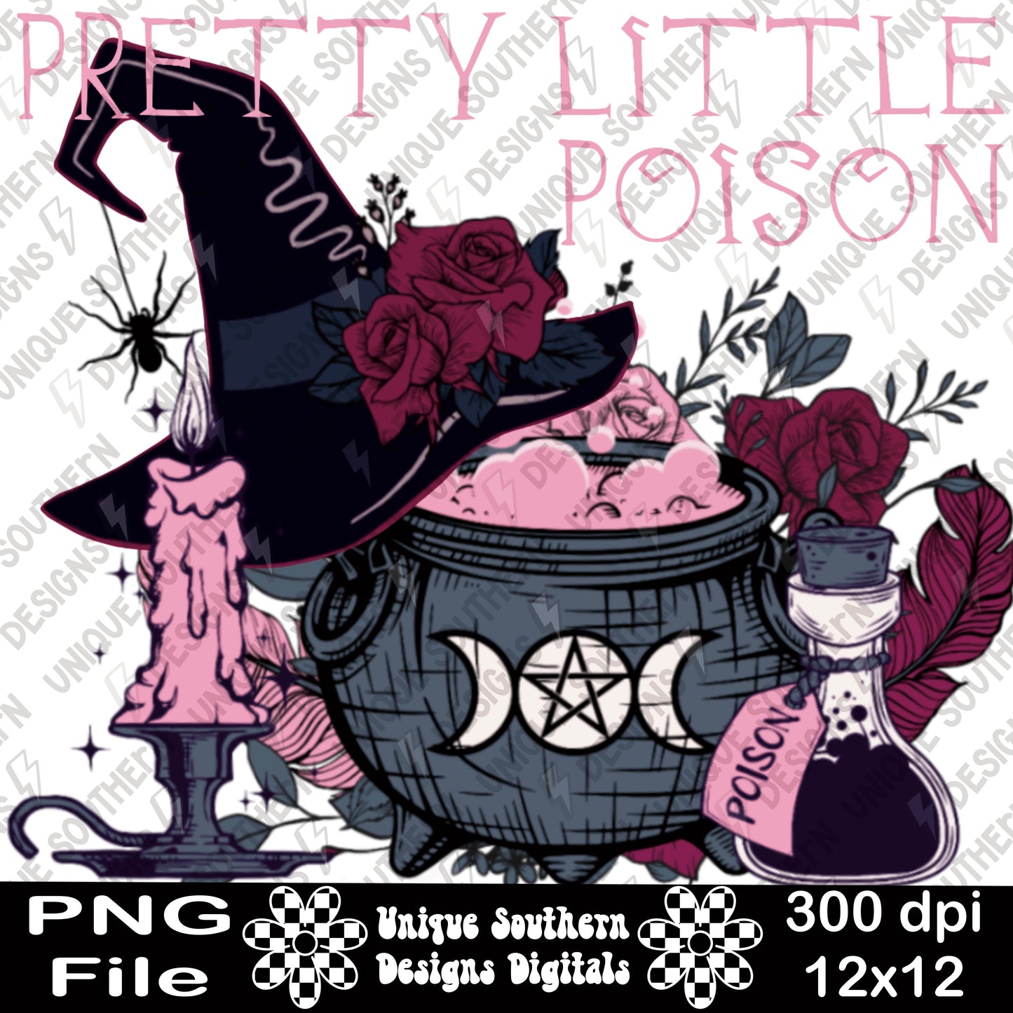 Pretty Little Poison | Digital Design | PNG