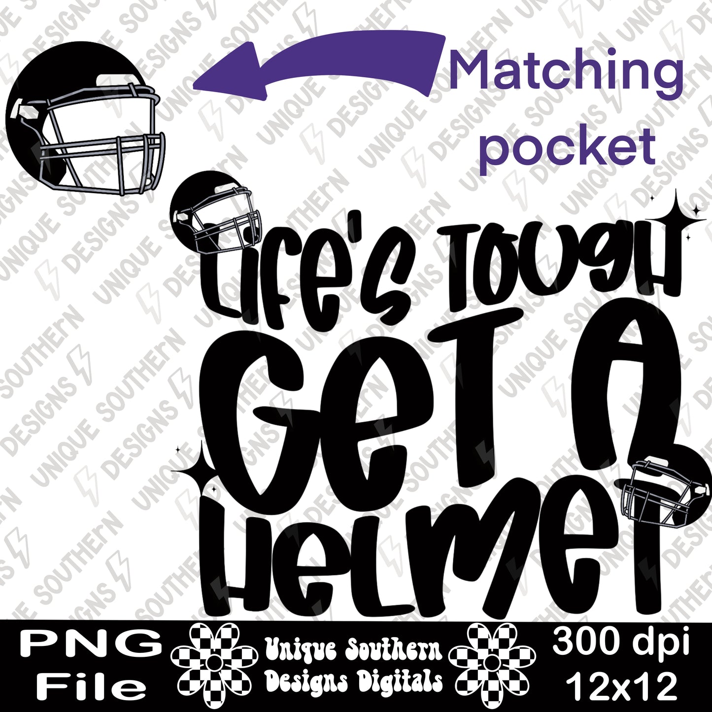 Life's Tough PNG Digital Download