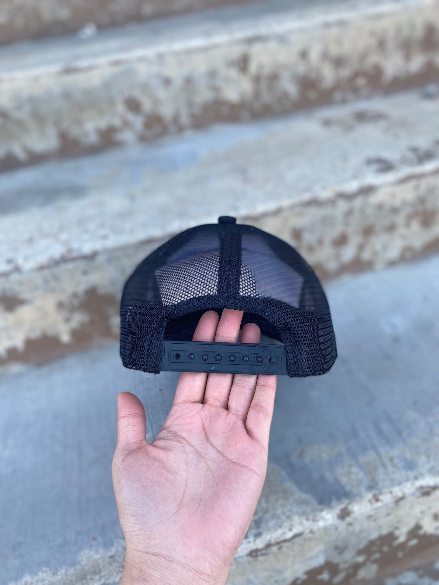 Cowhide Half Tooled Turquoise Leather Floral Cap
