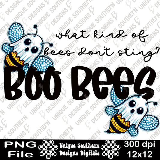 What Kind of Bee Don't Sting | Boo Bees | PNG | Digital Download