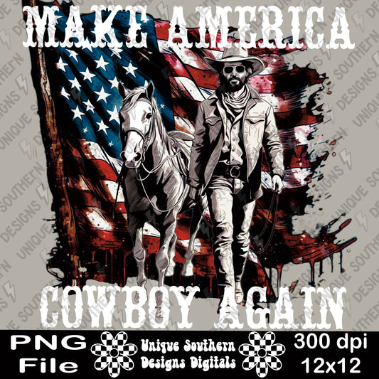 Make America Cowboy | PNG | DIGITAL DOWNLOAD