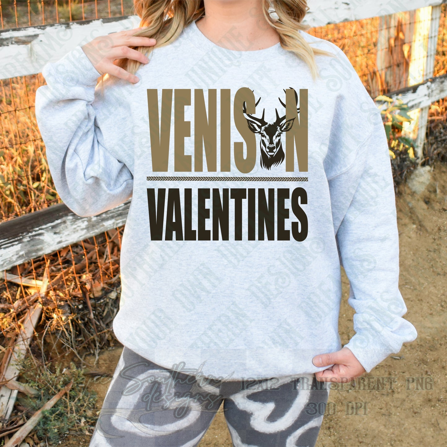 Venison Over Valentines PNG | DIGITAL DOWNLOAD