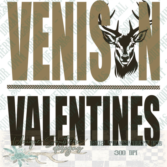 Venison Over Valentines PNG | DIGITAL DOWNLOAD