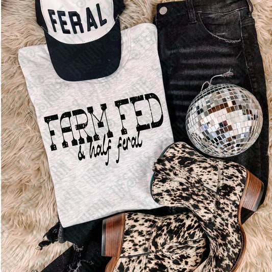 Farm Fed & Half Feral PNG | DIGITAL DOWNLOAD