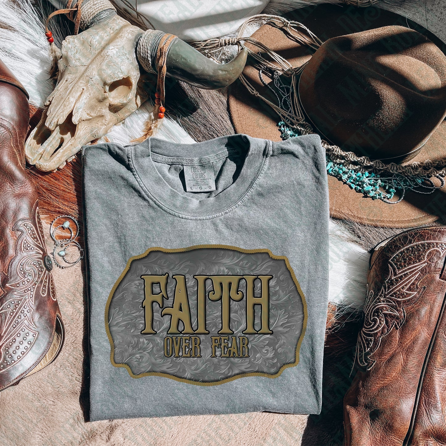 Faith Over Fear Buckle PNG | DIGITAL DOWNLOAD (Copy)