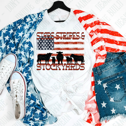 STARS STRIPES & STOCKYARDS PNG | DIGITAL DOWNLOAD