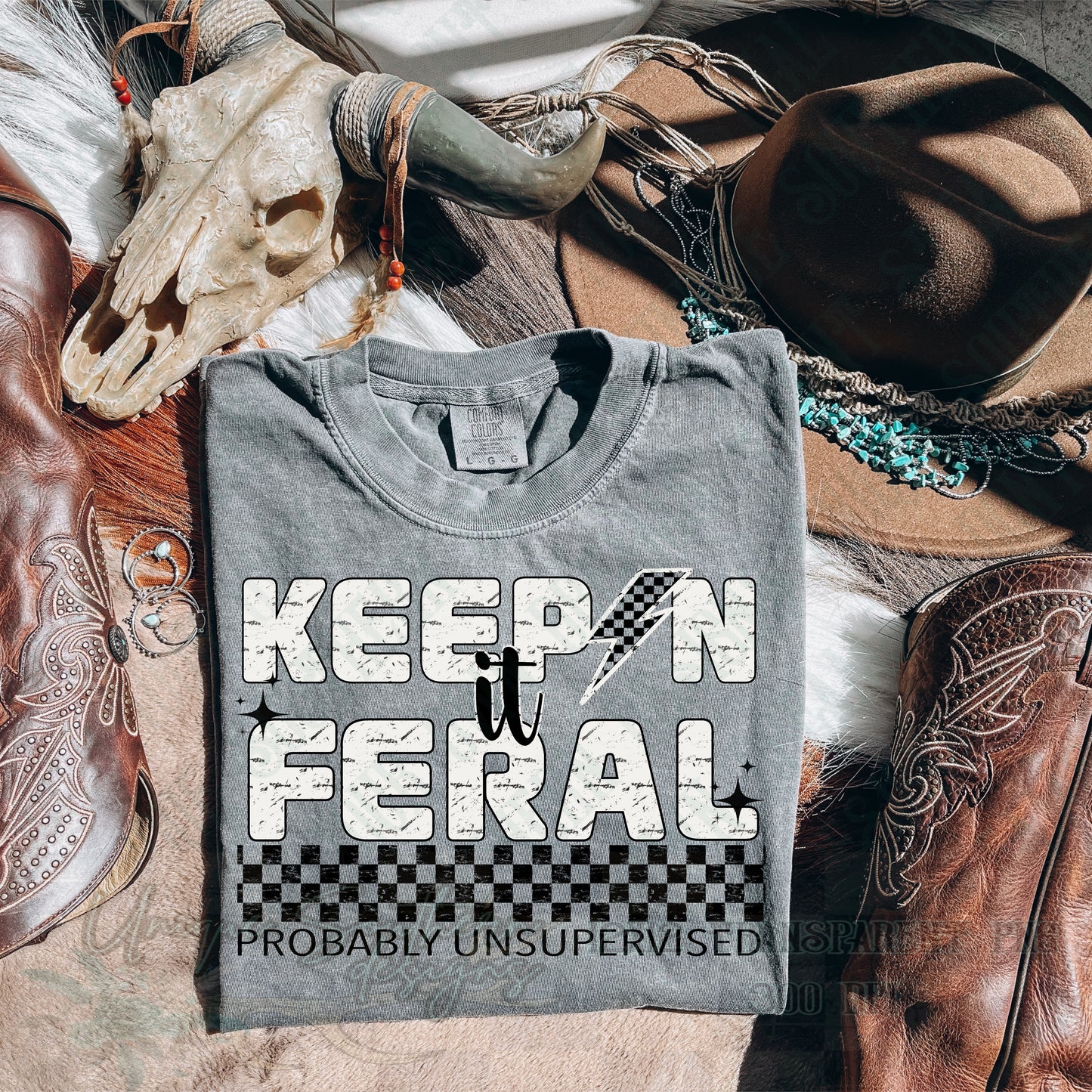 KEEPIN IT FERAL PNG | DIGITAL DOWNLOAD