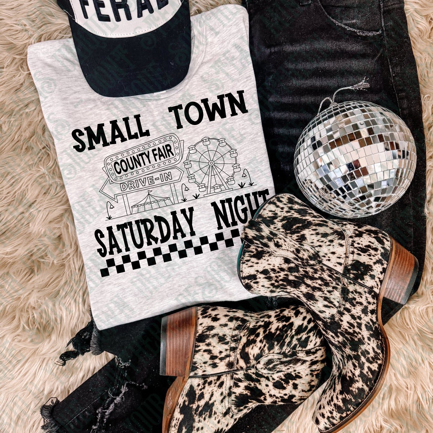 SMALL TOWN SATURDAY NIGHT PNG | DIGITAL DOWNLOAD